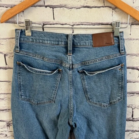 Madewell 90s High-Rise Bootcut Jeans in Edgewood Wash SZ 25 - Picture 4 of 5
